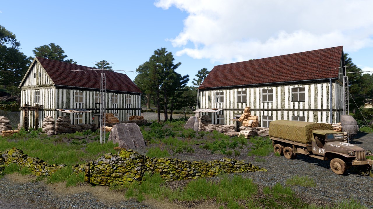 Screenshot from Arma 3 showing Operation Uprising